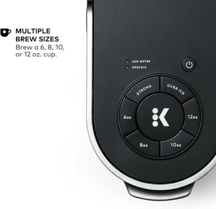 Keurig K-Supreme Single Serve K-Cup Pod Coffee Maker, MultiStream Technology, 4 Brew Sizes, 66oz Dual-Position Removable Reservoir, Black - Image 6