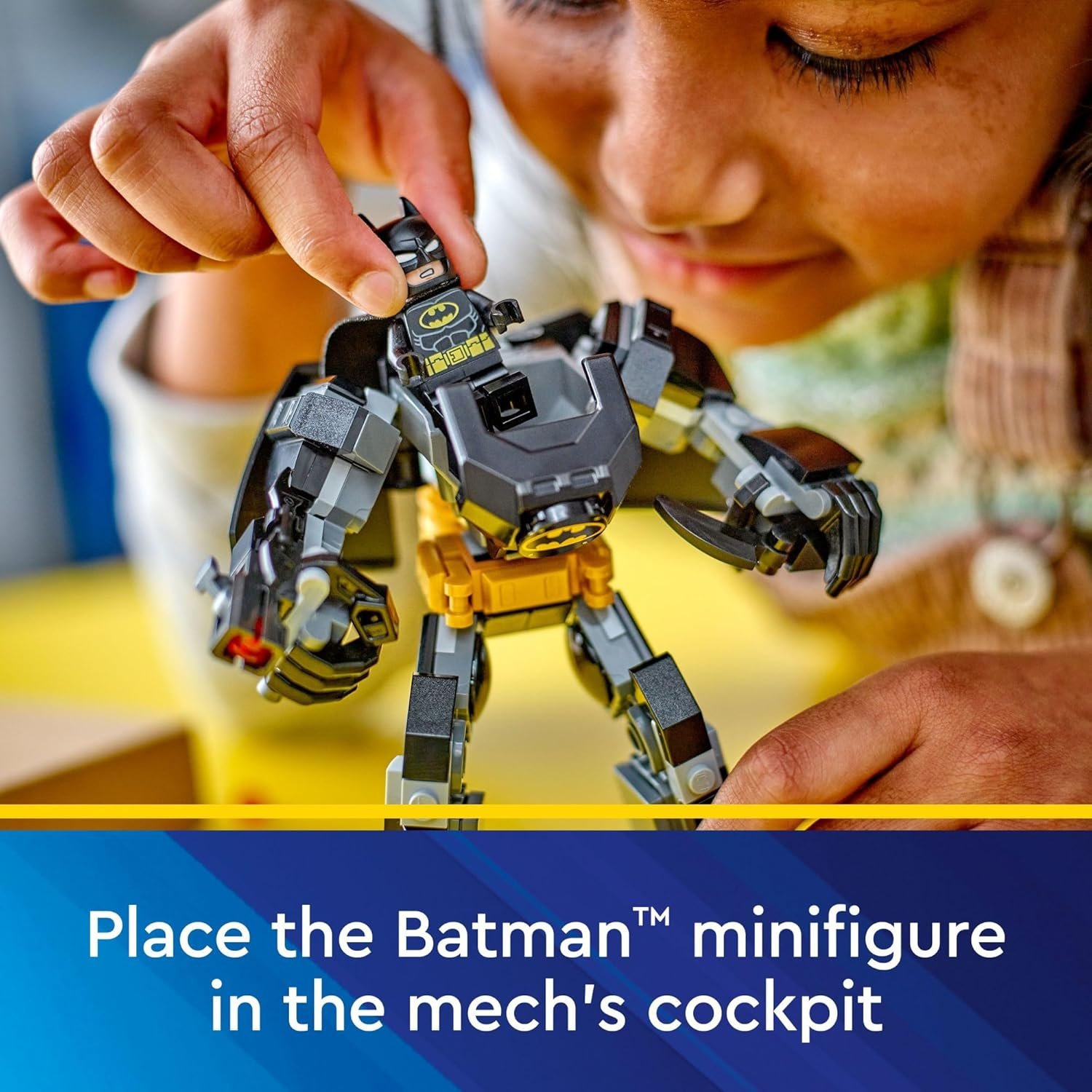 LEGO DC Batman: Batman Mech Armor Super Hero Toy, Collectible Robot Action Figure and Batman Minifigure Included, Creative Super Hero Gift for Kids & Batman Fans Ages 6 and Up, 76270 - Image 3