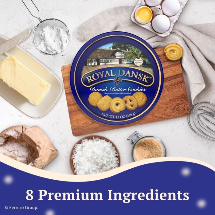 Royal Dansk Danish Cookie Selection, No Preservatives or Coloring Added, 12 Oz. (Pack of 1) - Image 5