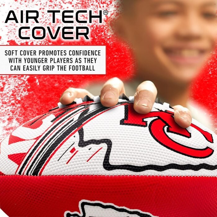 Franklin Sports NFL Team Footballs - Youth Mini Footballs for All NFL Teams - Kids Junior 8.5" Football + Air Pump Sets - Official NFL Licensed Footballs - Image 3