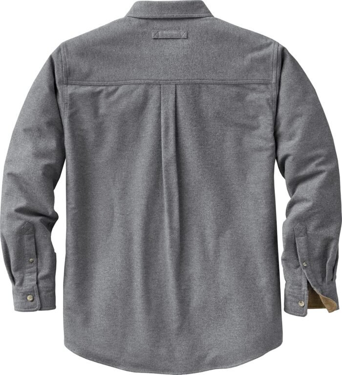Legendary Whitetails Men's Buck Camp Flannel, Long Sleeve Plaid Button Down Casual Shirt, Corduroy Cuffs - Image 2
