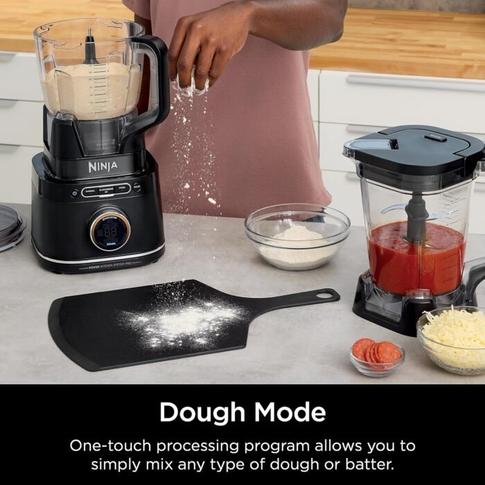 Ninja TB401 Detect Kitchen System Power Blender + Processor Pro, BlendSense Technology, Blender, Chopping & Smoothies, 1800 Peak Watts, 72 oz. Pitcher, 64 oz. Food Processor, 24 oz. To-Go Cup, Black - Image 11