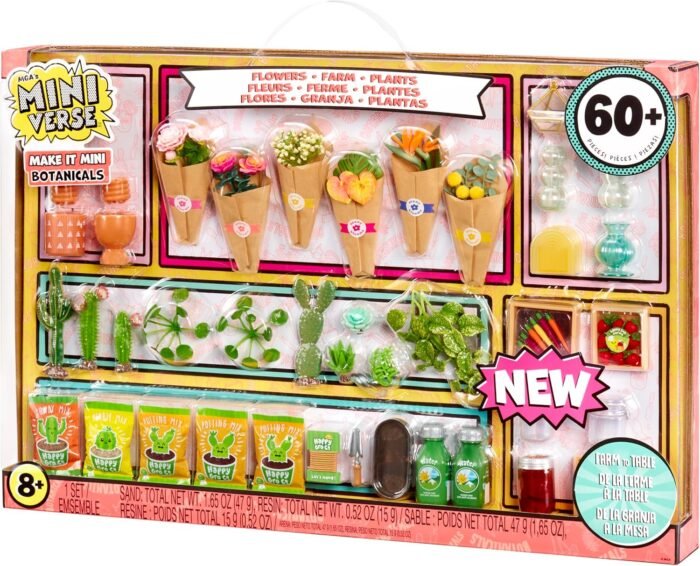 MGA's Miniverse Make It Mini Botanicals Mini Collectibles, Mystery Blind Packaging, DIY, Crafts, Resin Play, Replica Items, Mini Plants, Bouquets, Garden, Collectors, 8+ - Image 8