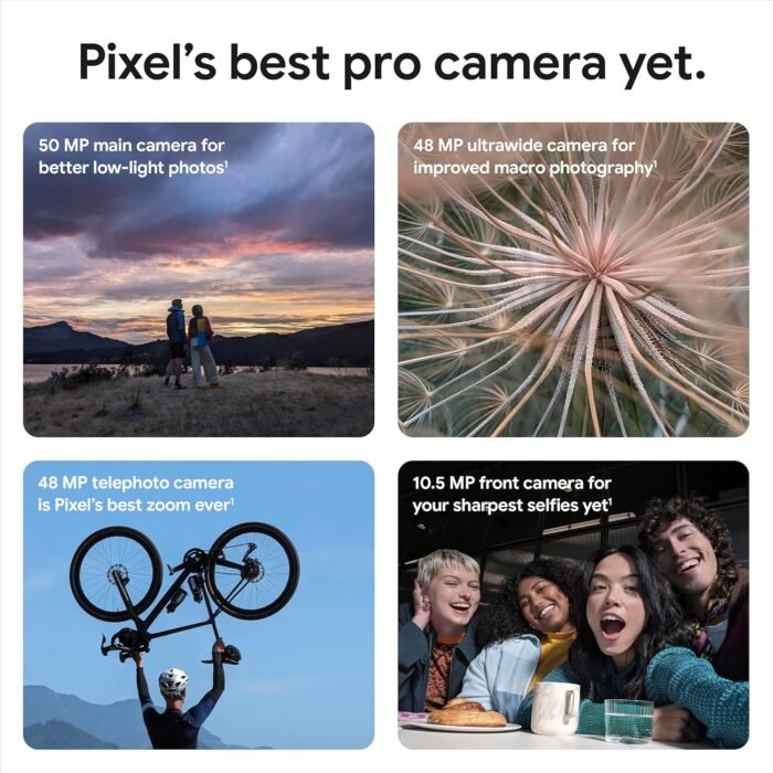Google Pixel 8 Pro - Unlocked Android Smartphone with Telephoto Lens and Super Actua Display - 24-Hour Battery - Bay - 128 GB - Image 3