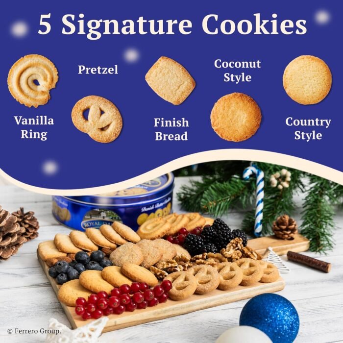 Royal Dansk Danish Cookie Selection, No Preservatives or Coloring Added, 12 Oz. (Pack of 1) - Image 3