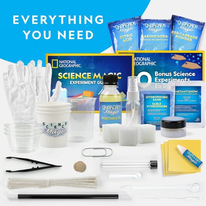 NATIONAL GEOGRAPHIC Science Magic Kit – Science Kit for Kids with 50 Unique Experiments and Magic Tricks, Chemistry Set and STEM Project, A Great Gift for Boys and Girls (Amazon Exclusive) - Image 5
