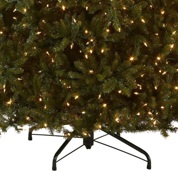 National Tree Company Pre-Lit Artificial Full Christmas Tree, Green, Dunhill Fir, Dual Color LED Lights, Includes Stand, 10 Ft - Image 3