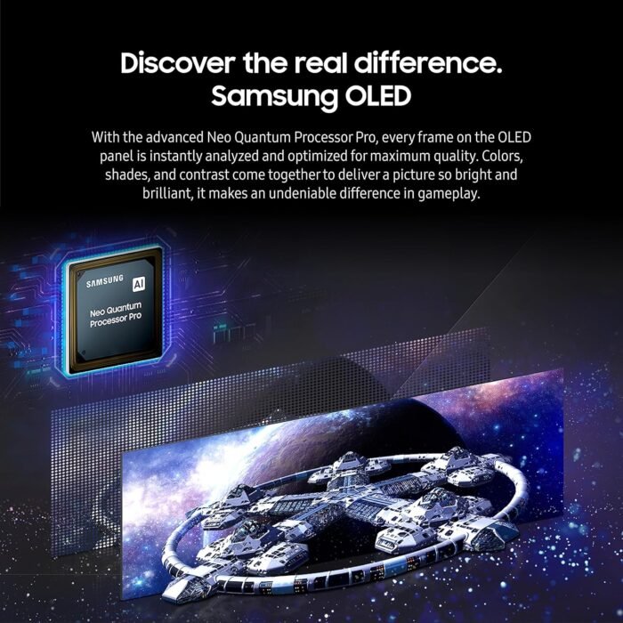 Samsung 49" Odyssey OLED G9 (G95SC) Series Curved Smart Gaming Monitor, 240Hz, 0.03ms, AMD Freestyle Premium Pro, G-Sync Compatible, Dual QHD, Neo Quantum Processor Pro, LS49CG954SNXZA, 2023 - Image 3