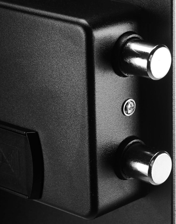 Amazon Basics Small Safe For Home, Steel Security, Electronic, Programmable Keypad Lock Box, 1.8 Cubic Feet, Black - Image 5