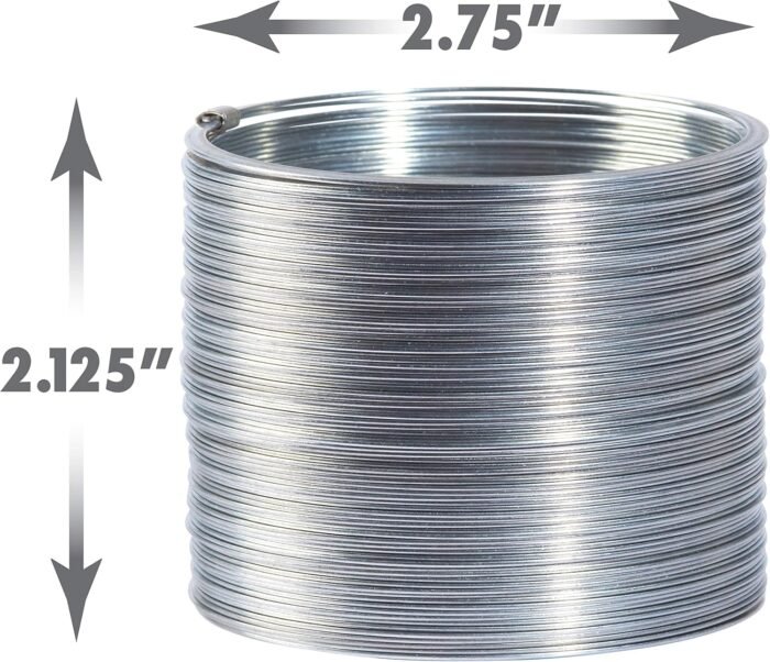 The Original Slinky Walking Spring Toy, 2.75-inch Diameter Metal Slinky, Fidget Toys - Image 4