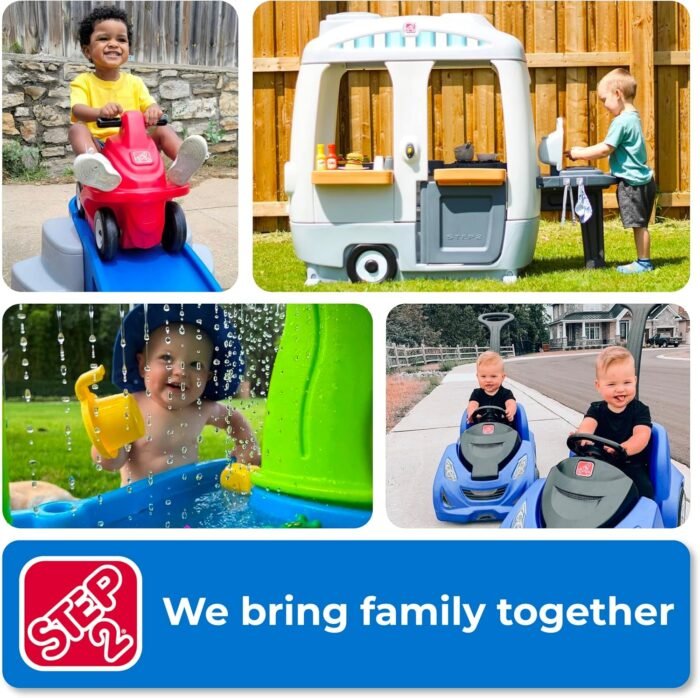 Step2 Up & Down Roller Coaster Kids Ride On Toy, Push Car, Indoor/Outdoor Playset, Made of Durable Plastic, Max Weight 50 lbs., For Toddlers 2-5 Years Old, Multicolor - Image 7