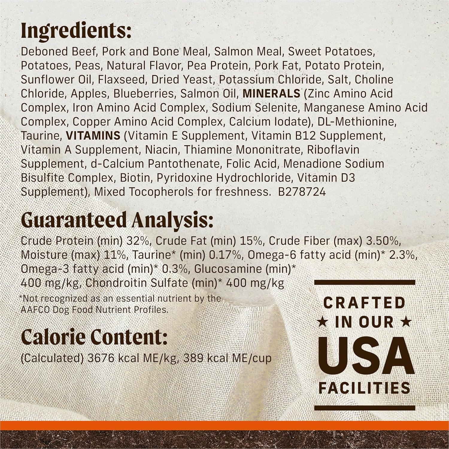 Merrick Premium Grain Free Dry Adult Dog Food, Wholesome And Natural Kibble, Real Texas Beef And Sweet Potato - 22.0 lb. Bag - Image 5