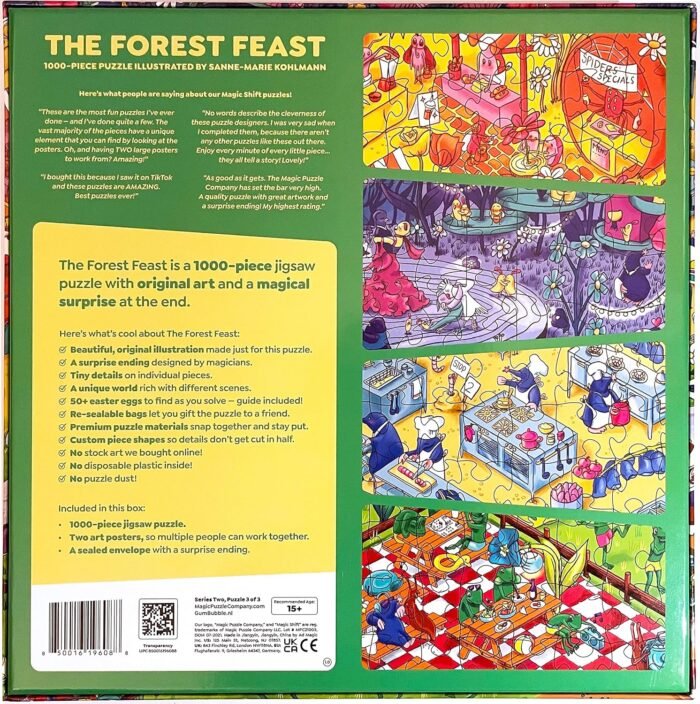 The Forest Feast • 1000 Piece Jigsaw Puzzle from The Magic Puzzle Company • Series Two - Image 2
