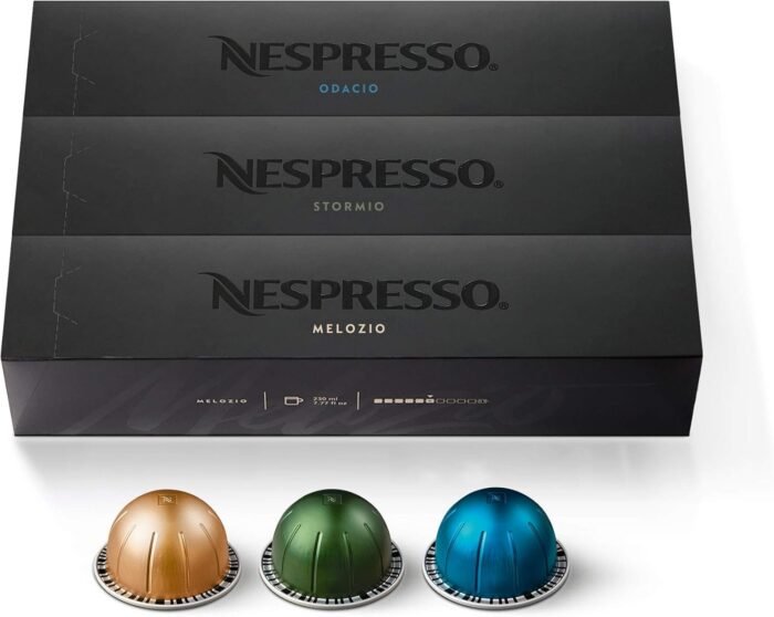 Nespresso Vertuo Next Coffee and Espresso Machine by De'Longhi, Dark Grey, Compact, One Touch to Brew, Single-Serve Coffee Maker and Espresso Machine - Image 8