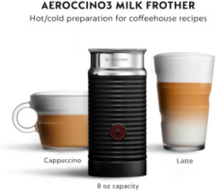 Nespresso BNV250CRO1BUC1 Vertuo Coffee and Espresso Machine, Chrome - Image 4