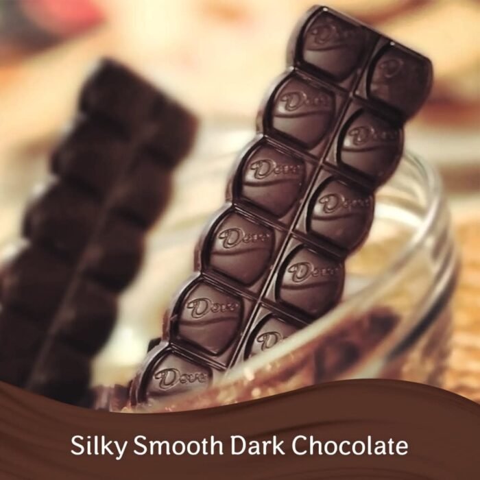 DOVE Candy Dark Chocolate Bars, Full Size, 1.44 oz (Pack of 18) Box - Image 2