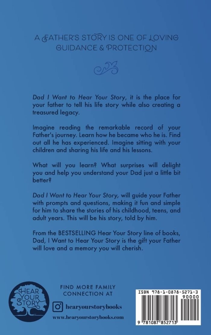 Dad, I Want to Hear Your Story: A Father's Guided Journal to Share His Life & His Love - Image 2