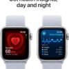 Apple Watch SE (2nd Gen) [GPS 40mm] Smartwatch with Aluminum Case with Silver Sport Loop. Fitness & Sleep Tracker, Crash Detection, Heart Rate Monitor, Retina Display, Carbon Neutral - Image 5