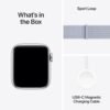 Apple Watch SE (2nd Gen) [GPS 40mm] Smartwatch with Aluminum Case with Silver Sport Loop. Fitness & Sleep Tracker, Crash Detection, Heart Rate Monitor, Retina Display, Carbon Neutral - Image 6