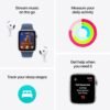 Apple Watch SE (2nd Gen) [GPS 40mm] Smartwatch with Aluminum Case with Silver Sport Loop. Fitness & Sleep Tracker, Crash Detection, Heart Rate Monitor, Retina Display, Carbon Neutral - Image 3