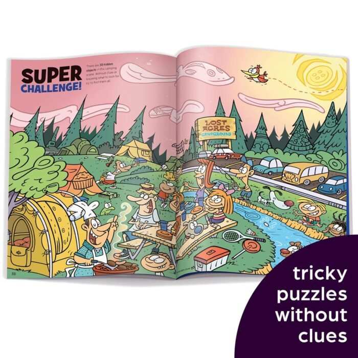 The Hardest Hidden Pictures Book Ever: 1500+ Tough Hidden Objects to Find, Extra Tricky Seek-and-Find Activity Book, Kids Puzzle Book for Super Solvers (Highlights Hidden Pictures) - Image 5