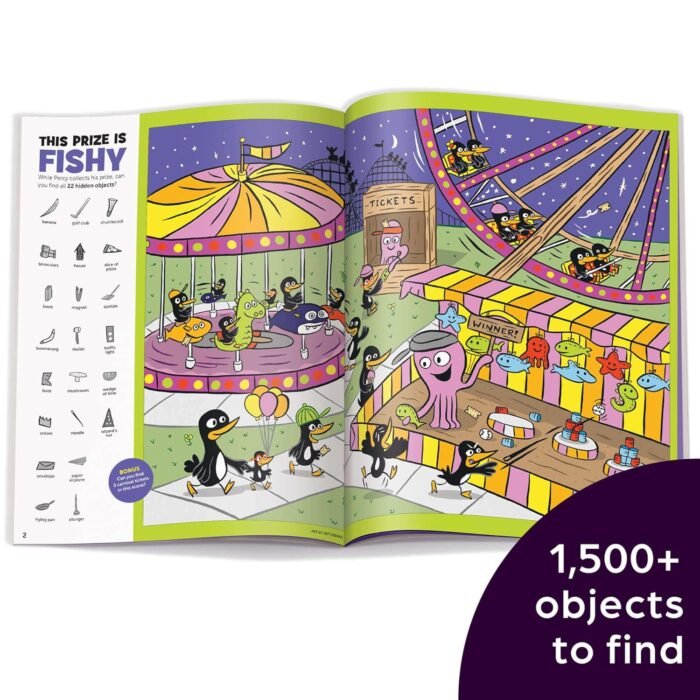 The Hardest Hidden Pictures Book Ever: 1500+ Tough Hidden Objects to Find, Extra Tricky Seek-and-Find Activity Book, Kids Puzzle Book for Super Solvers (Highlights Hidden Pictures) - Image 3
