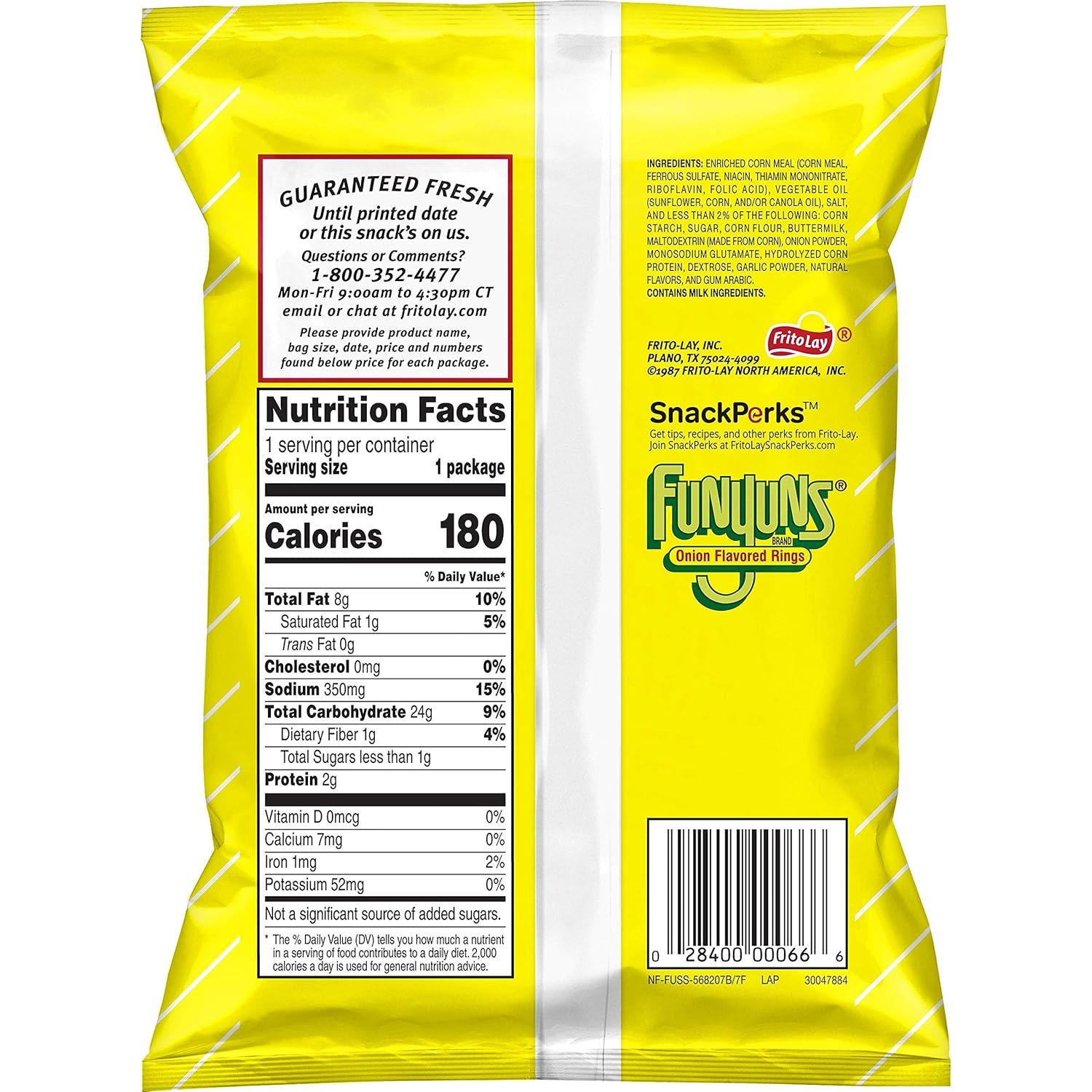 Funyuns Onion Flavored Rings, Original, 1.25 Ounce (Pack of 64) - Image 3