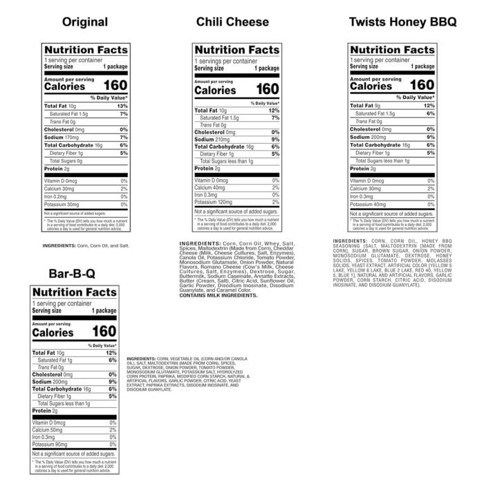 Fritos Corn Chips, Variety Pack, 1 Ounce (Pack of 40) - Image 6