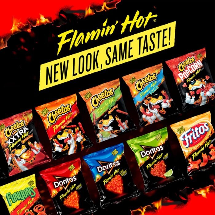 Cheetos Popcorn, Cheddar & Flamin' Hot Variety Pack, 0.625 Ounce (Pack of 40) - Image 5