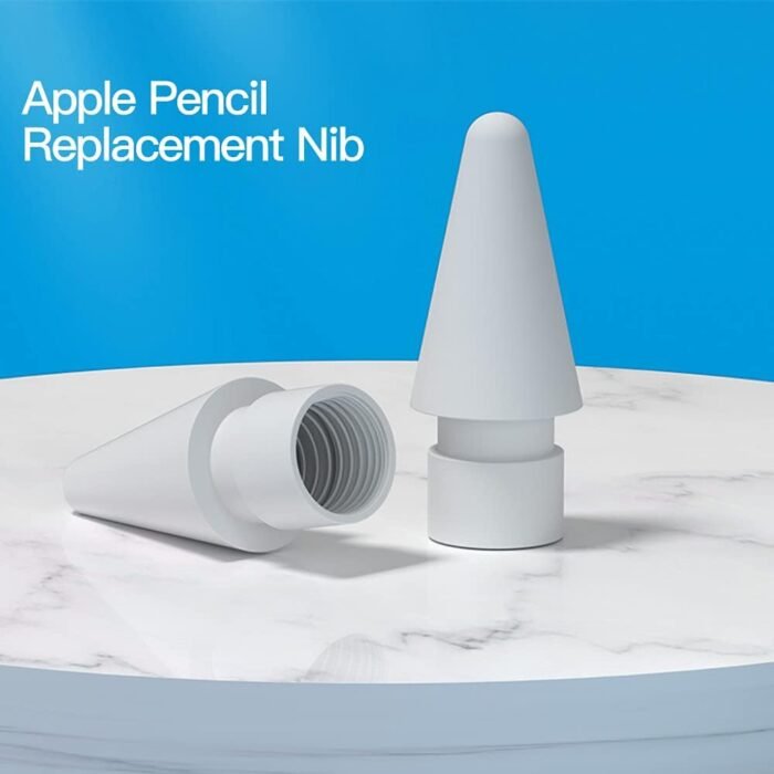Replacement Tips Compatible with Apple Pencil 2 Gen iPad Pro Pencil - iPencil Nib for iPad Pencil 1 st/Pencil 2 Gen White 4 Pack (White 4 Pack) - Image 2