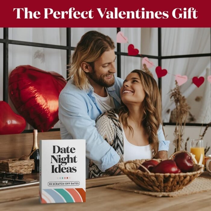 Romantic Couples Valentines Day Gifts for Her, Him - Fun & Adventurous Scratch Off Date Night Ideas Card Game - Birthday Gifts for Boyfriend, Girlfriend, Wife, Husband, Engagement or Anniversaries - Image 4