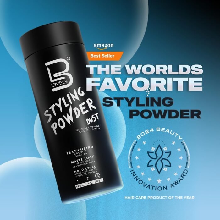 L3 Level 3 Styling Powder - Natural Look Mens Powder - Easy to Apply with No Oil or Greasy Residue - Image 5