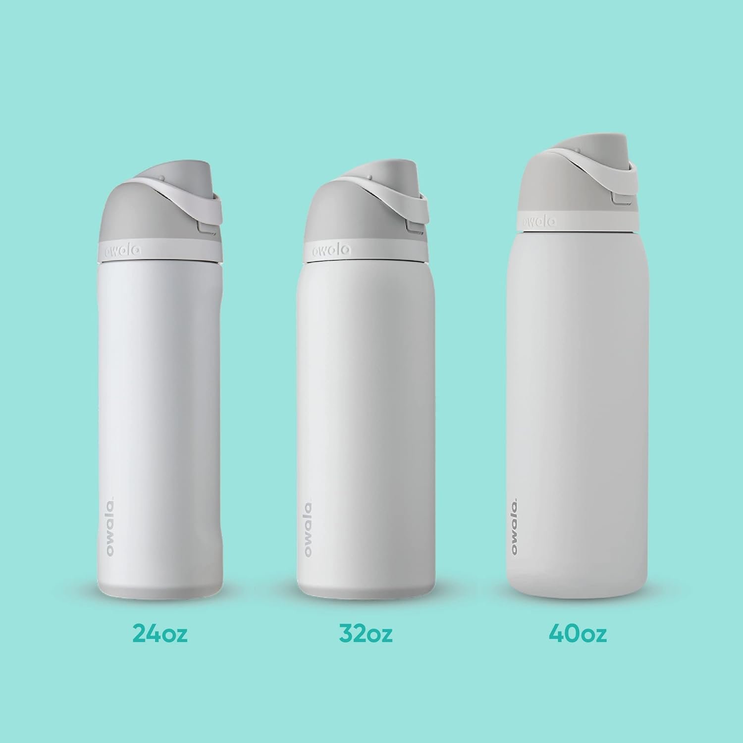Owala FreeSip Insulated Stainless Steel Water Bottle with Straw for Sports, Travel, and School BPA-Free Sports Water Bottle, 24 oz, Very, Very Dark - Image 5