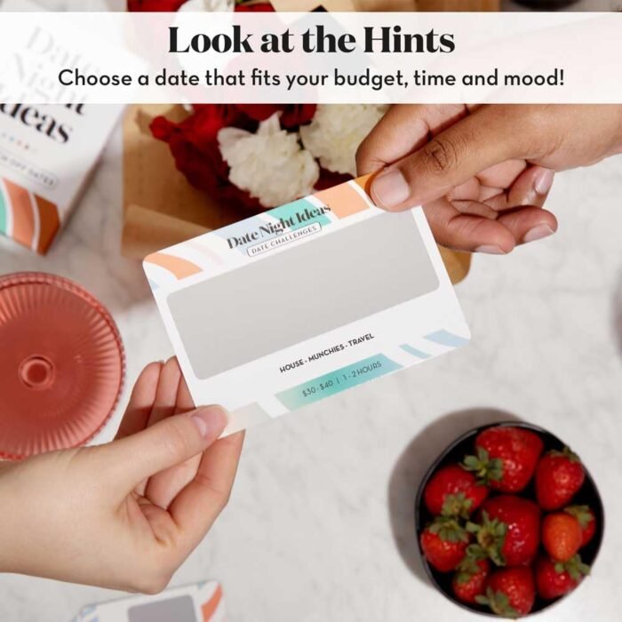 Romantic Couples Valentines Day Gifts for Her, Him - Fun & Adventurous Scratch Off Date Night Ideas Card Game - Birthday Gifts for Boyfriend, Girlfriend, Wife, Husband, Engagement or Anniversaries - Image 2