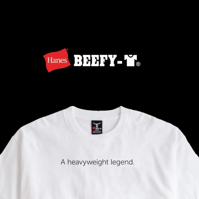 Hanes Men's Beefy-T T-Shirt, Heavyweight Cotton Tee, 1 Or 2 Pack, Big & Tall - Image 4