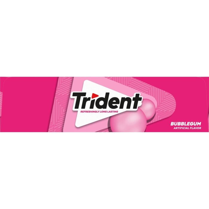 Trident Bubblegum Sugar Free Gum, 12 Packs of 14 Pieces (168 Total Pieces) - Image 13