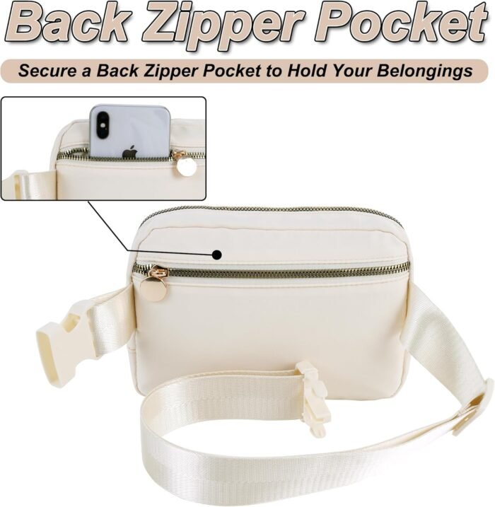 Birthday Gifts for 4 5 6 7 8 9 10 11 12 13 Year Old Girls,Valentines Gifts for Teens Kids Daughter Sister Her,Fanny Pack Crossbody Bag Belt Bag Cute Trendy Stuff | Cream,A - Image 4