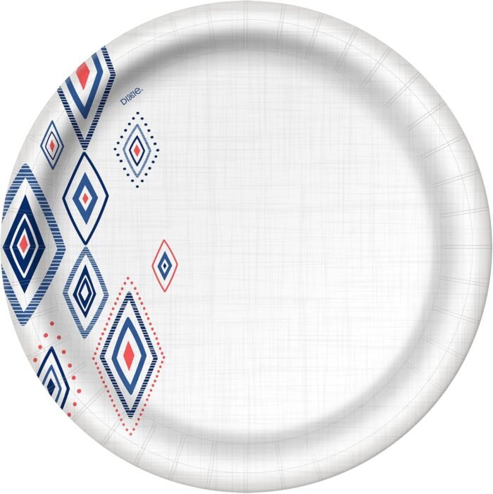 Dixie Large Paper Plates, 10 Inch, 204 Count, 2X Stronger, Microwave-Safe, Soak-Proof, Cut Resistant, Disposable Plates For Everyday Breakfast, Lunch, & Dinner Meals - Image 2