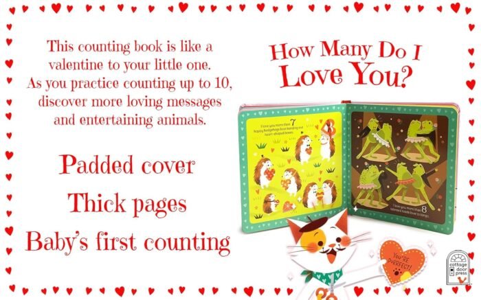 How Many Do I Love You? A Valentine Counting Padded Picture Board Book, Ages 1-5 ( ) - Image 4