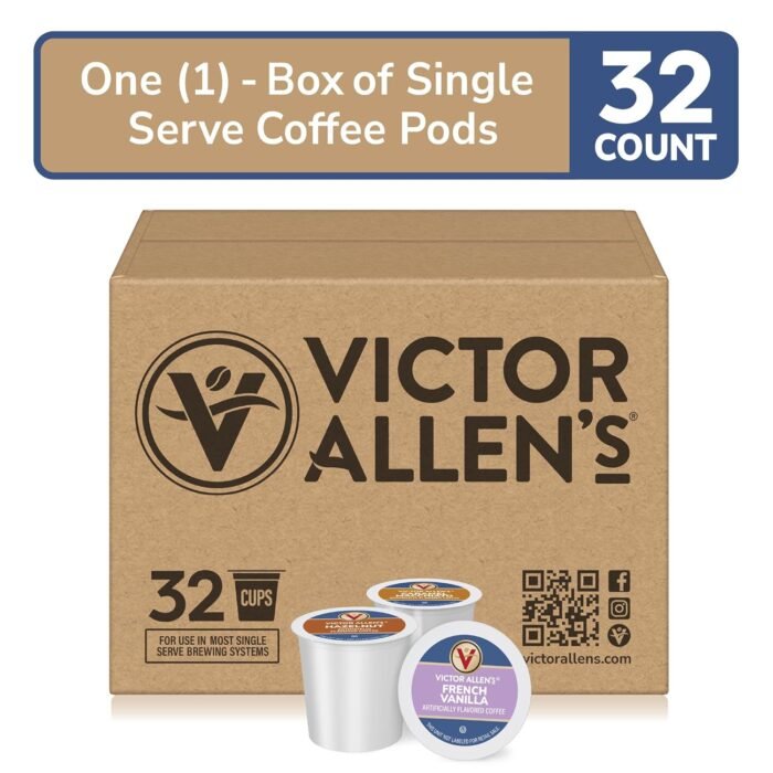 Victor Allen's Coffee Variety Pack (French Vanilla Flavored, Caramel Macchiato, Hazelnut), 32 Count, Single Serve Coffee Pods for Keurig K-Cup Brewers - Image 3