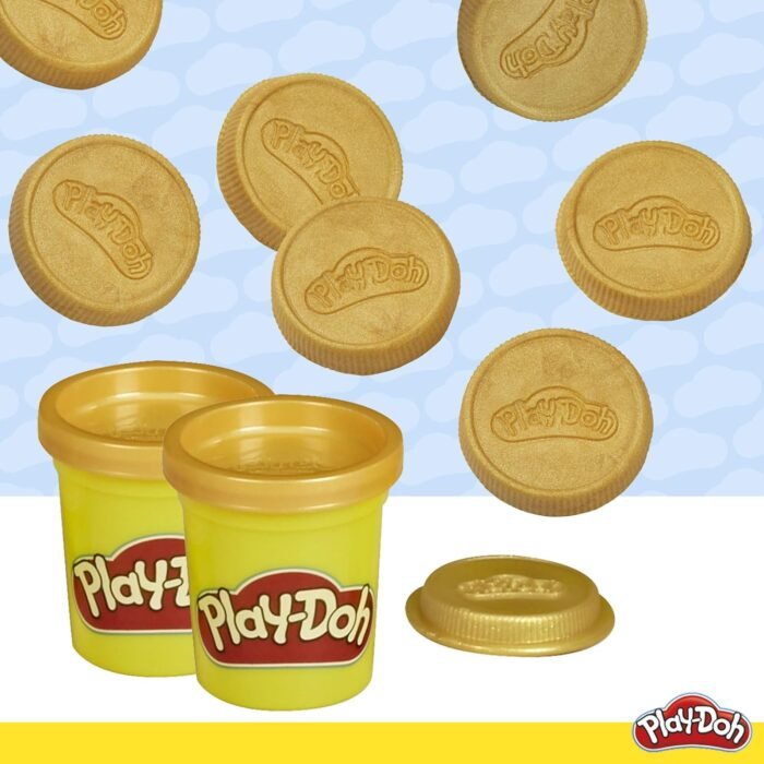 Play-Doh Pirate Theme 13-Pack of Non-Toxic Modeling Compound for Kids 3 Years and Up with 3 Cutter Shapes, Coin Mold, and Roller Tool (Amazon Exclusive) - Image 7