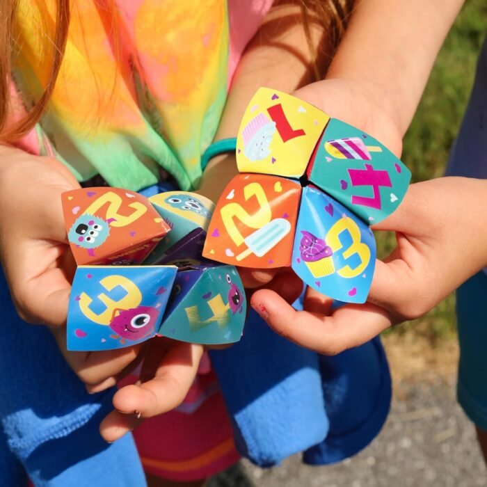 28 Pack Cootie Catcher Valentines Day Cards, Valentine's Day Cards, Valentines Day Gifts for Kids, Valentines Day Cards for Kids School, Party Favor Bulk, Girls Valentines cards, Valentines Day Cards - Image 7