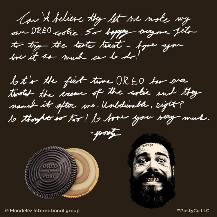 Post Malone OREO Cookies, Limited Edition, 10.68 oz - Image 8