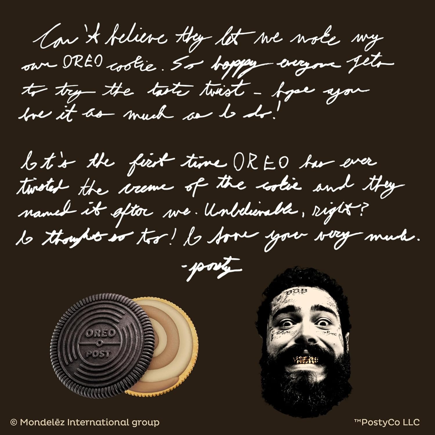 Post Malone OREO Cookies, Limited Edition, 10.68 oz - Image 8