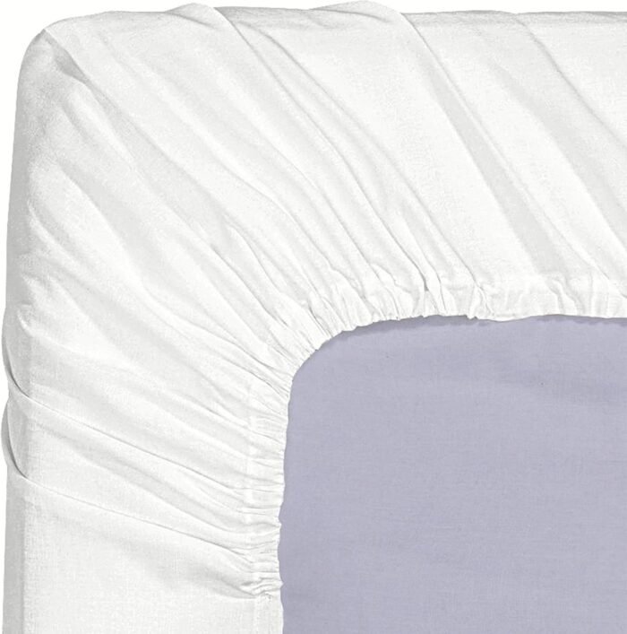 Utopia Bedding Queen Fitted Sheet - Bottom Sheet - Deep Pocket - Soft Microfiber - Shrinkage and Fade Resistant - Easy Care -1 Fitted Sheet Only (White) - Image 6