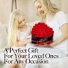 27 Preserved Roses in a Heart Box - Flowers Forever Valentine's Day, Roses Forever for Women, Roses Forever in a Box, Birthday Gifts for Her, Red - Image 6